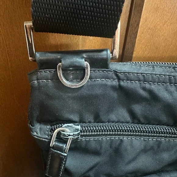 💥SOLD- The lowest on posh!!! Prada Black Crossbody Nylon Bag💥 - Picture 2 of 8